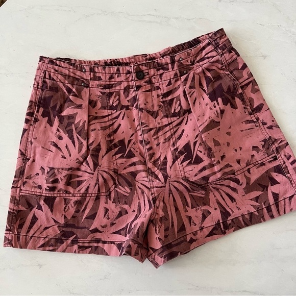 Free People Printed Rough Roads Utility Shorts - Picture 5 of 8